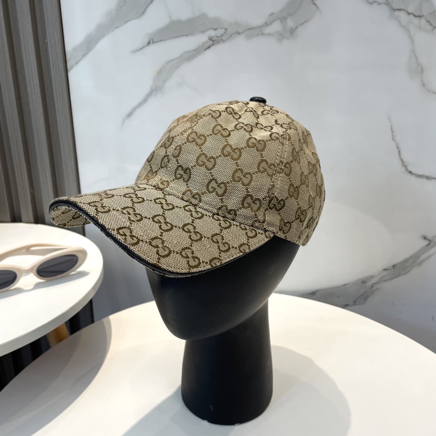 [#4935] GUCCI baseball cap peaked c ap hat