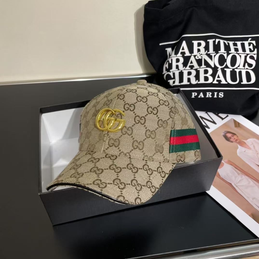 [#490o] GUCCI baseball cap peaked c ap hat