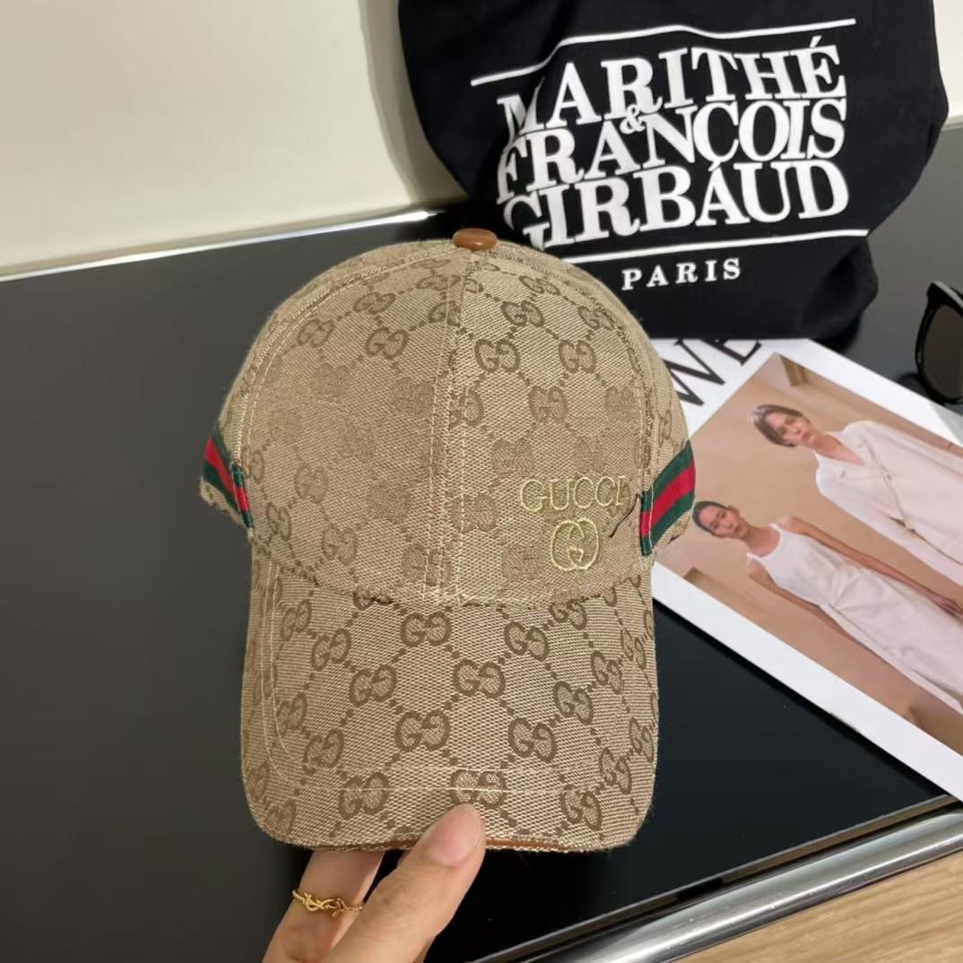 [#4826] GUCCI baseball cap peaked c ap hat