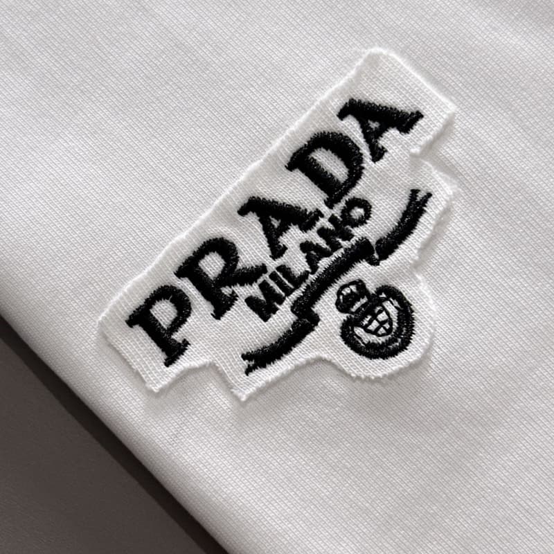 Minimalist Patchwork Embroidered T-Shirt