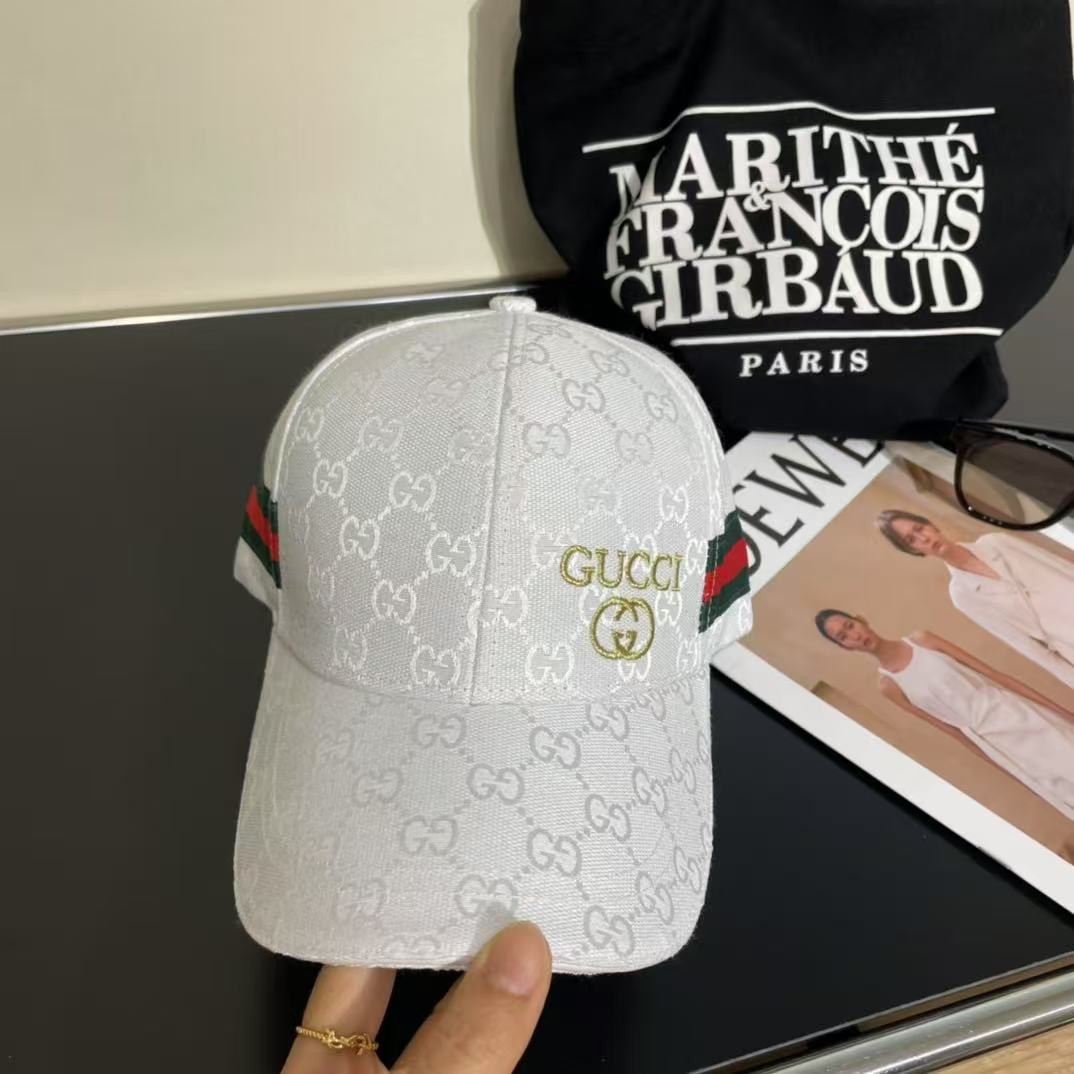 [#4824] GUCCI baseball cap peaked c ap hat