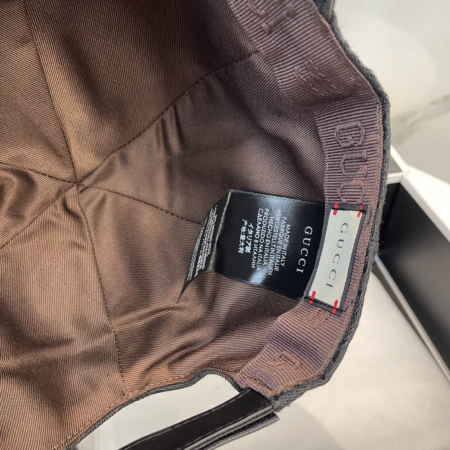 [#4931] GUCCI baseball cap peaked c ap hat