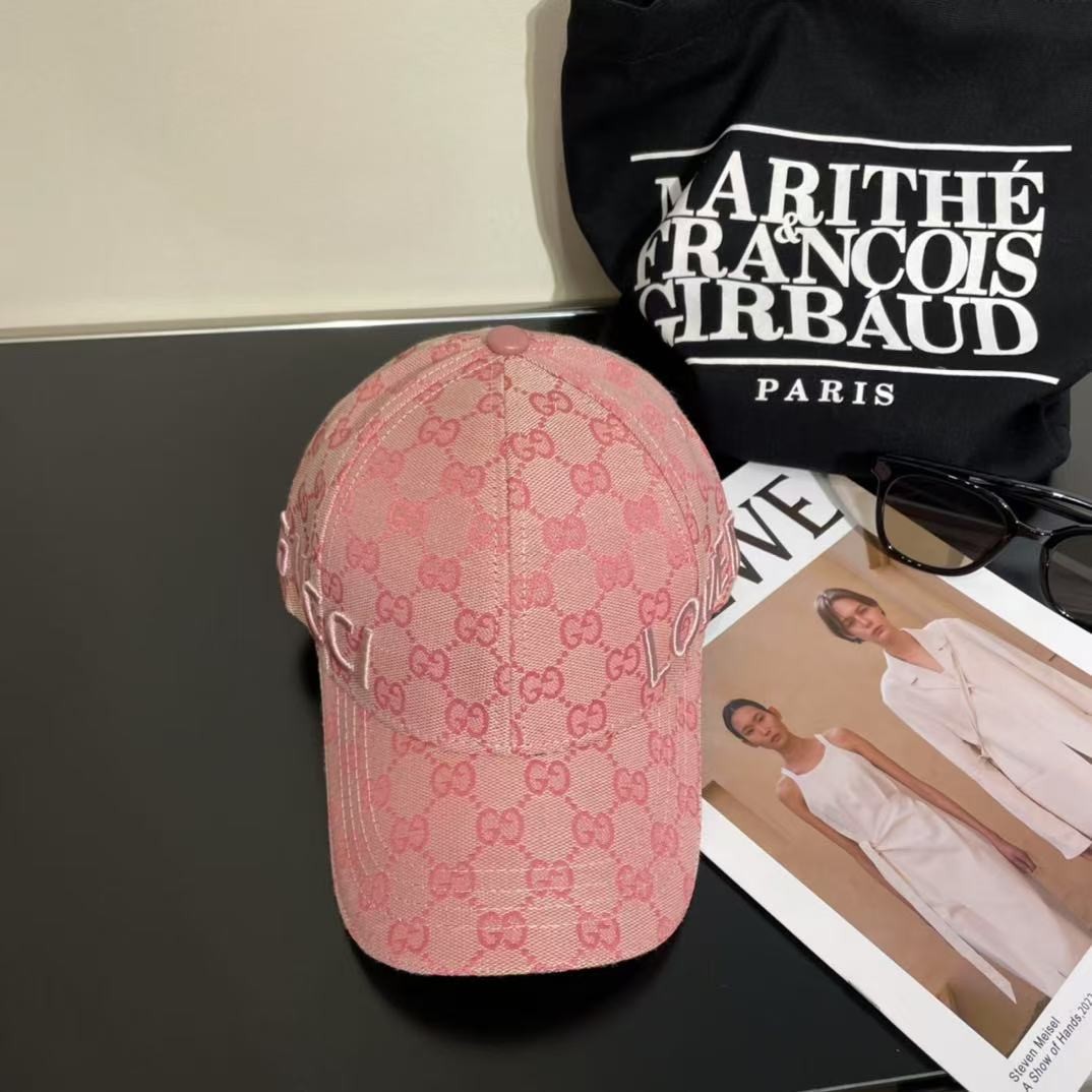 [#4827] GUCCI baseball cap peaked c ap hat