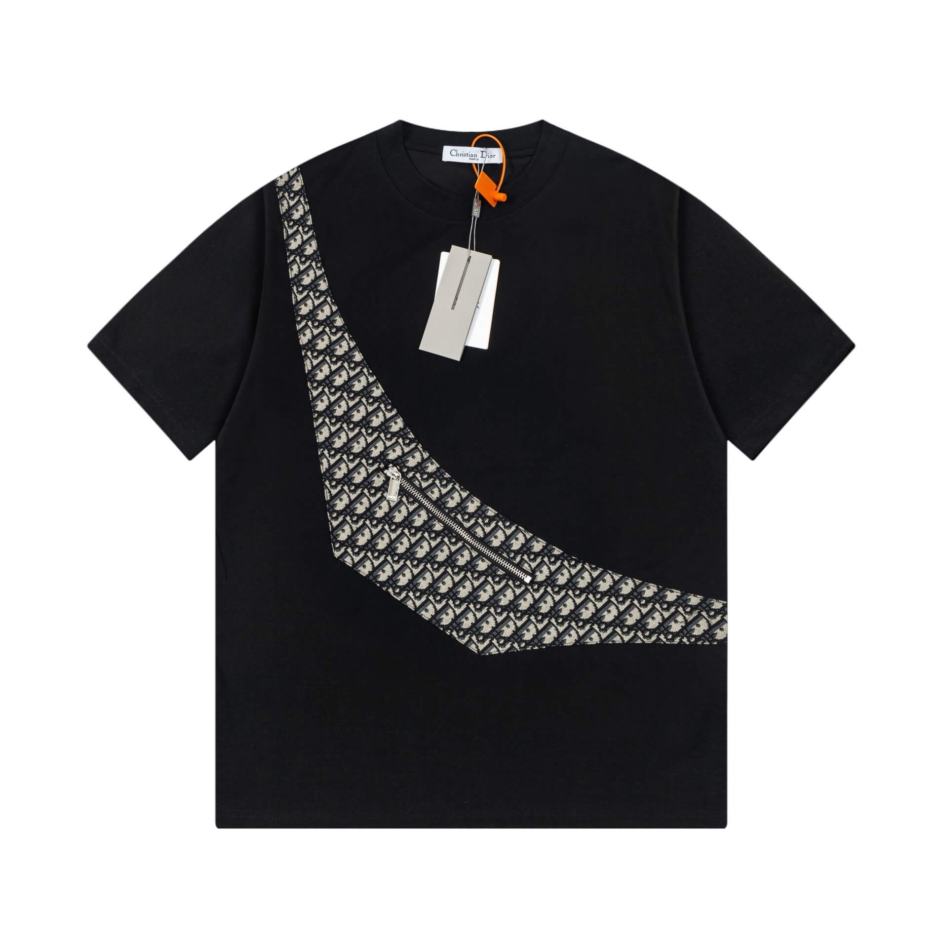Washed Fabric Pocket T Shirt