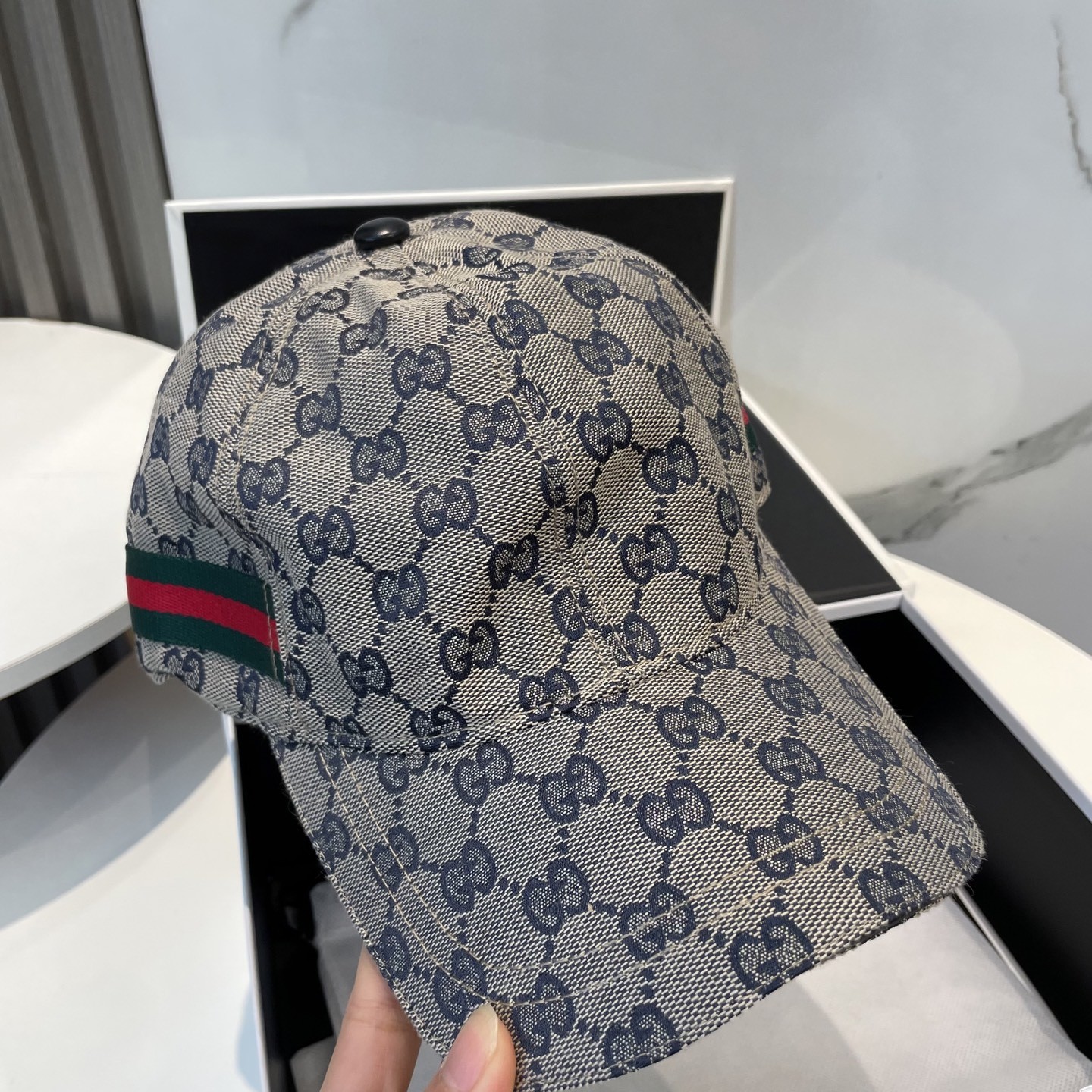 [#4919」 GUCCI baseball cap peaked c ap hat