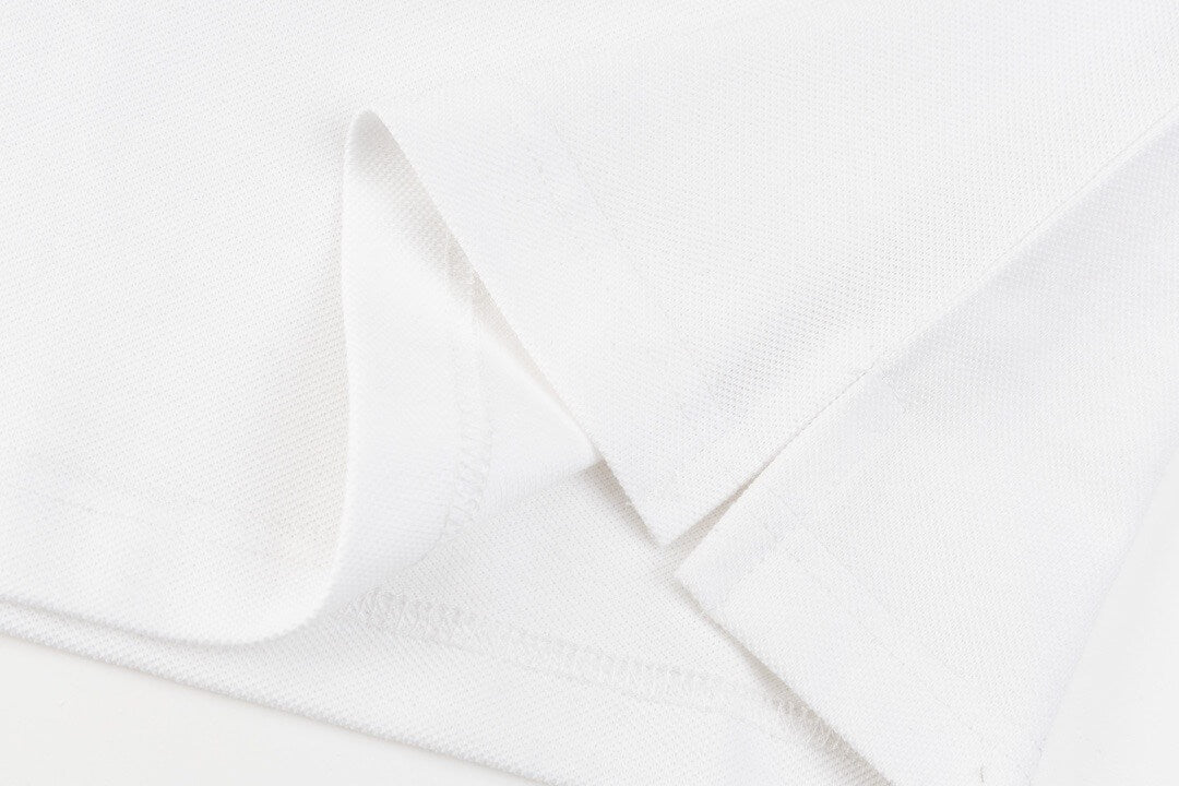 Letter Embroidery Polo T Shirt