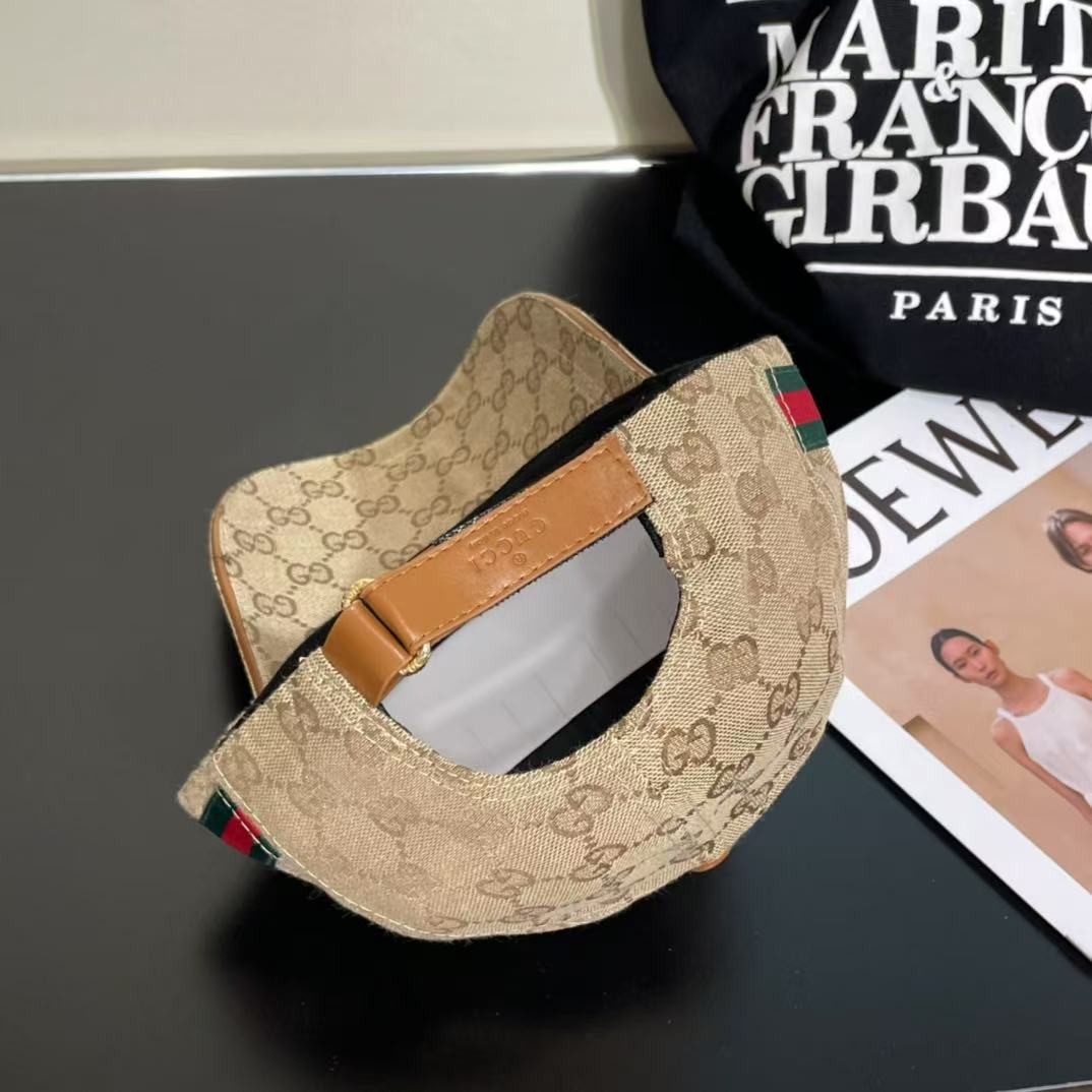 [#4826] GUCCI baseball cap peaked c ap hat