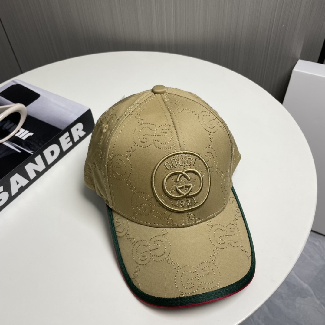 [#5010] GUCCI baseball cap peaked c ap hat