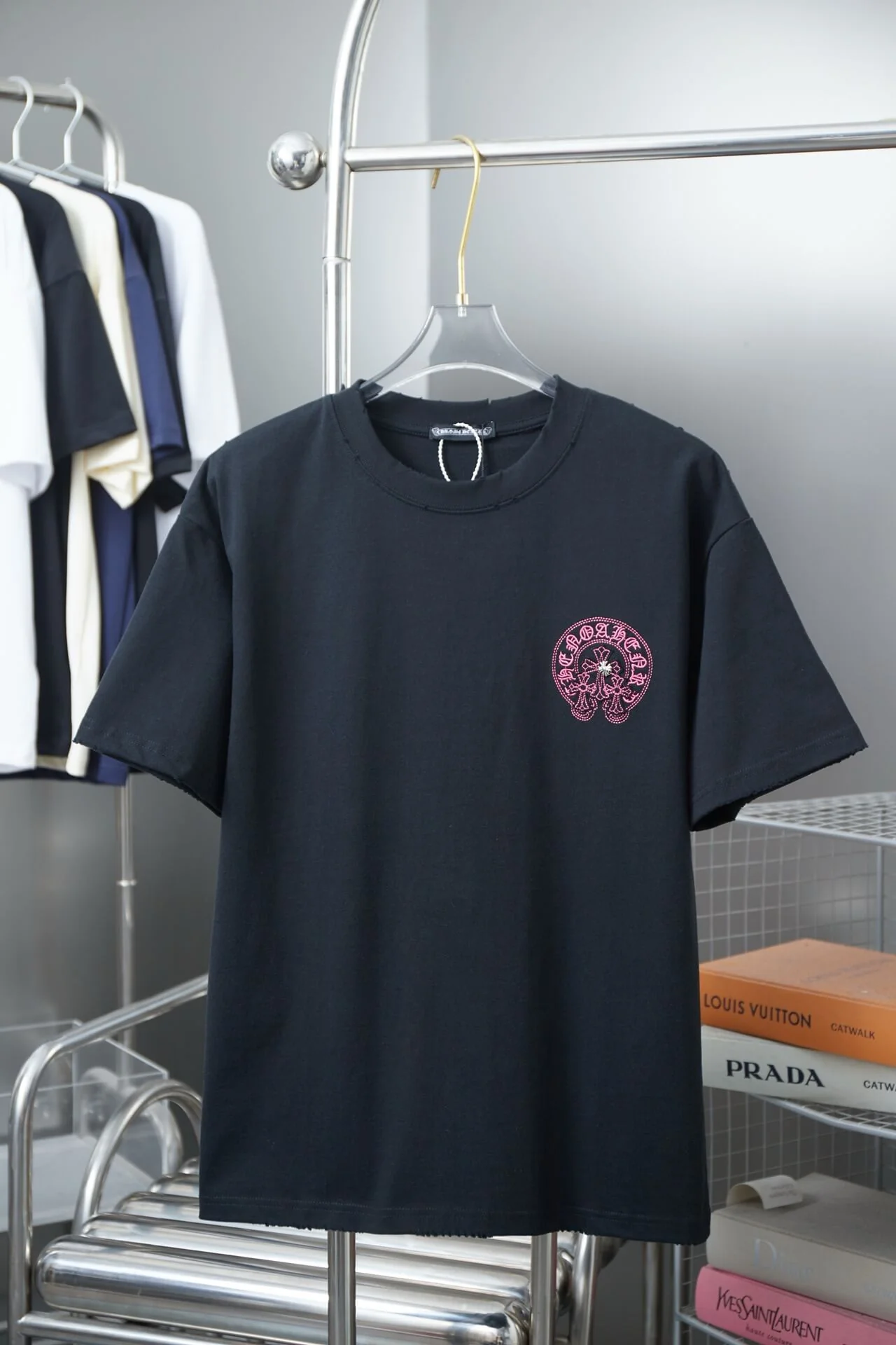 Cross Embroidery T Shirt