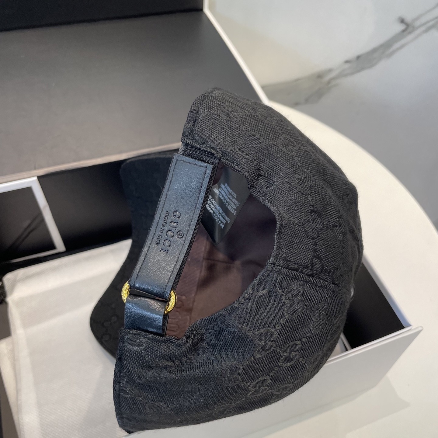 [#4934] GUCCI baseball cap peaked c ap hat