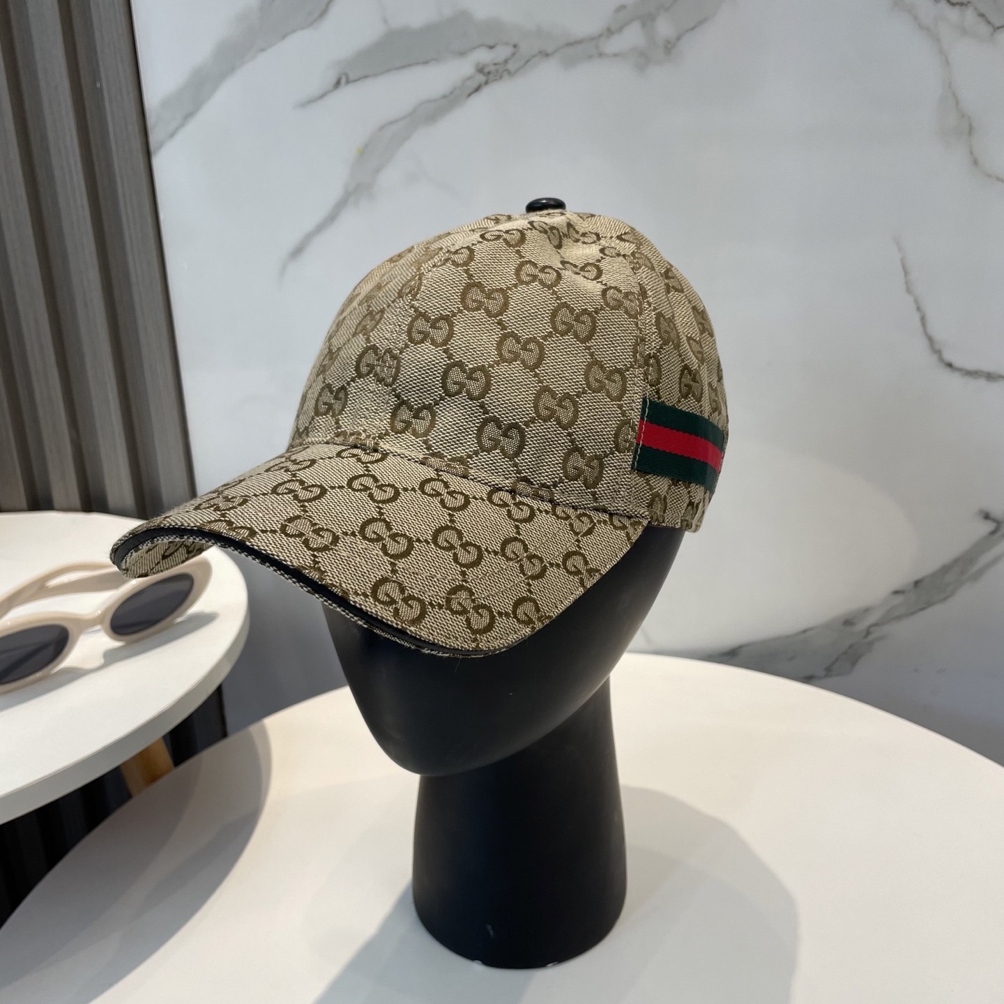 [#4925] GUCCI baseball cap peaked c ap hat