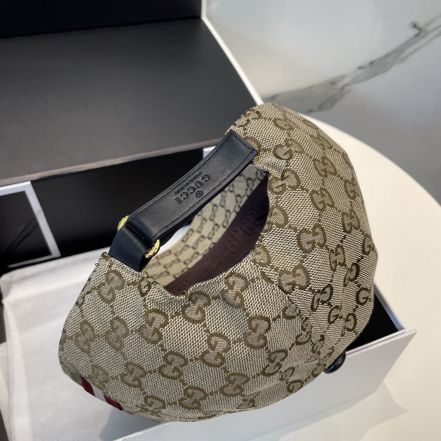 [#4924] GUCCI baseball cap peaked c ap hat