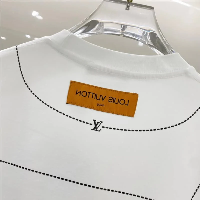 2025 Line Necklace & Metal Accent T-Shirt