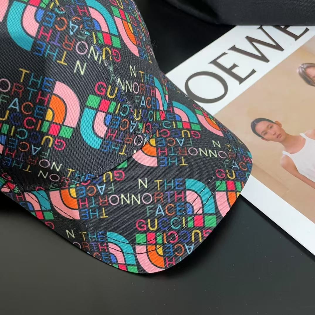 [#4905] GUCCI baseball cap peaked c ap hat