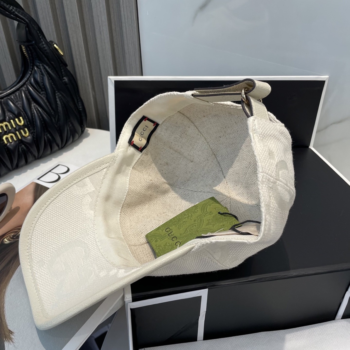 [#5001] GUCCI baseball cap peaked c ap hat