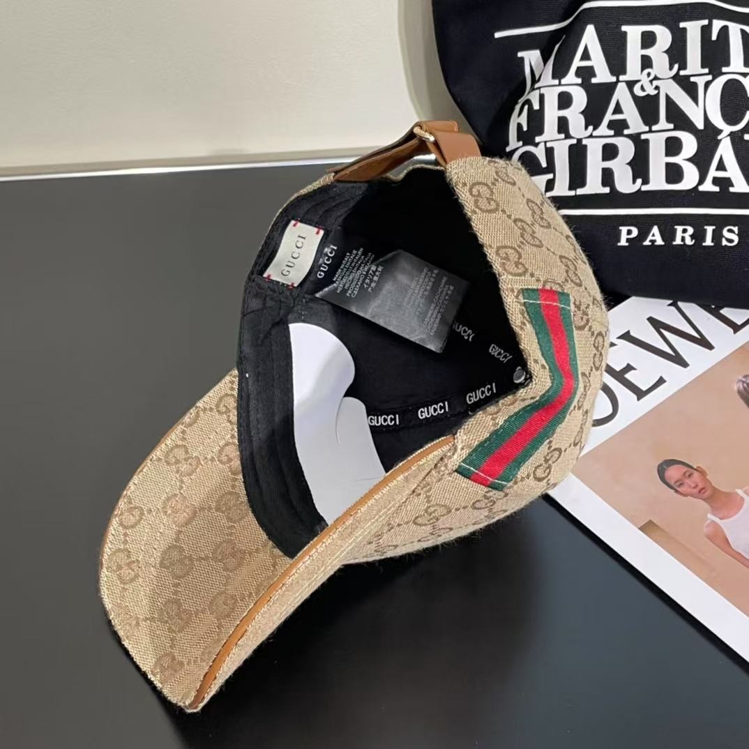 [#4826] GUCCI baseball cap peaked c ap hat