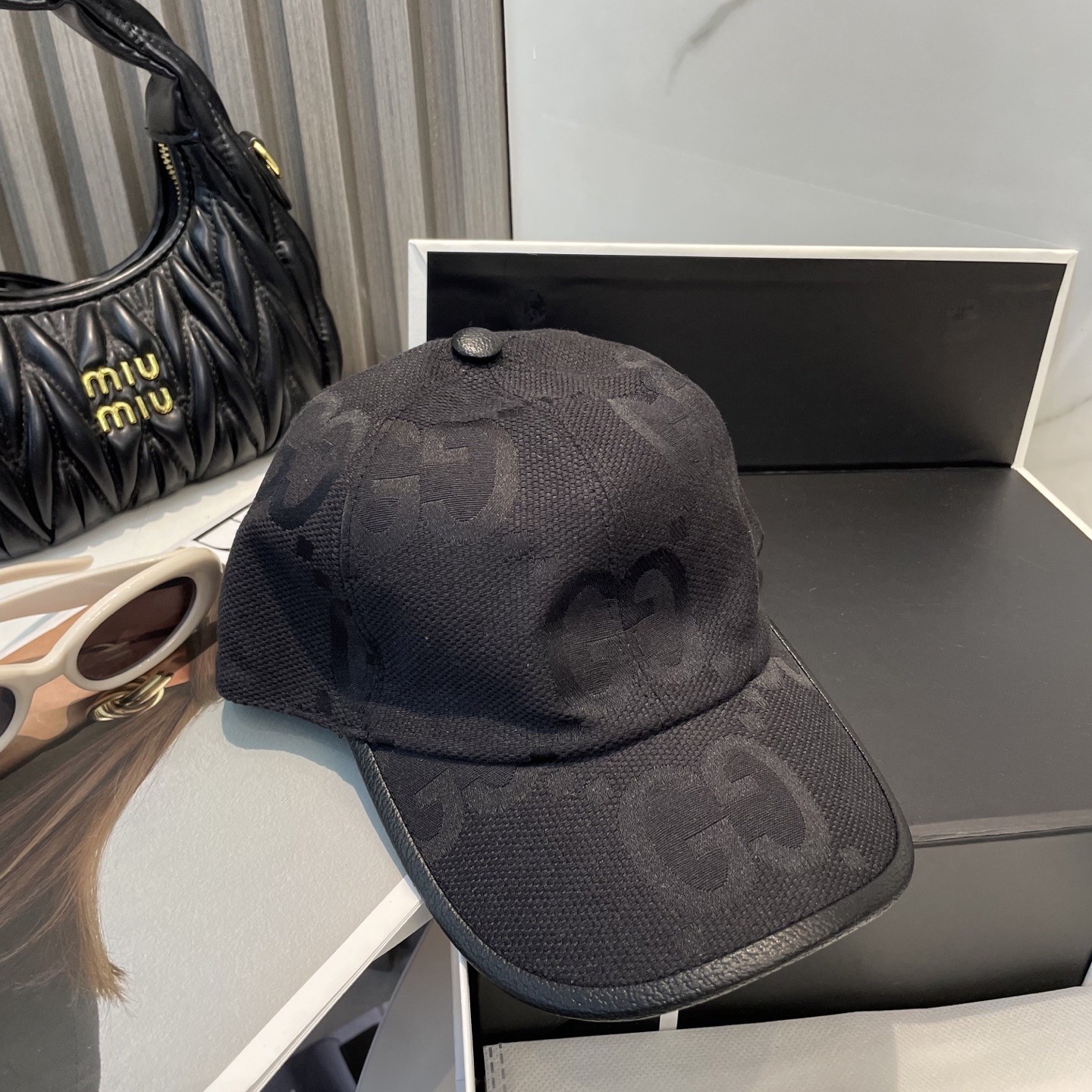 [#5002] GUCCI baseball cap peaked c ap hat