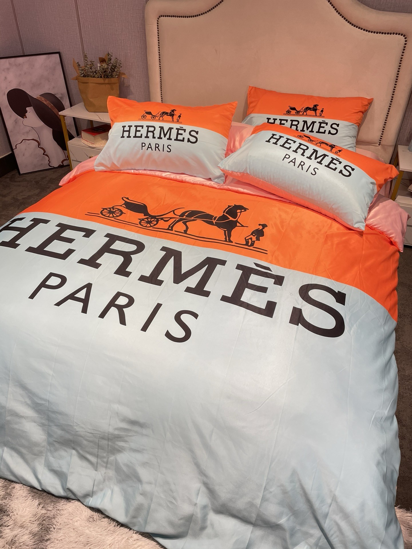 Bedding-Hermes four-piece s et