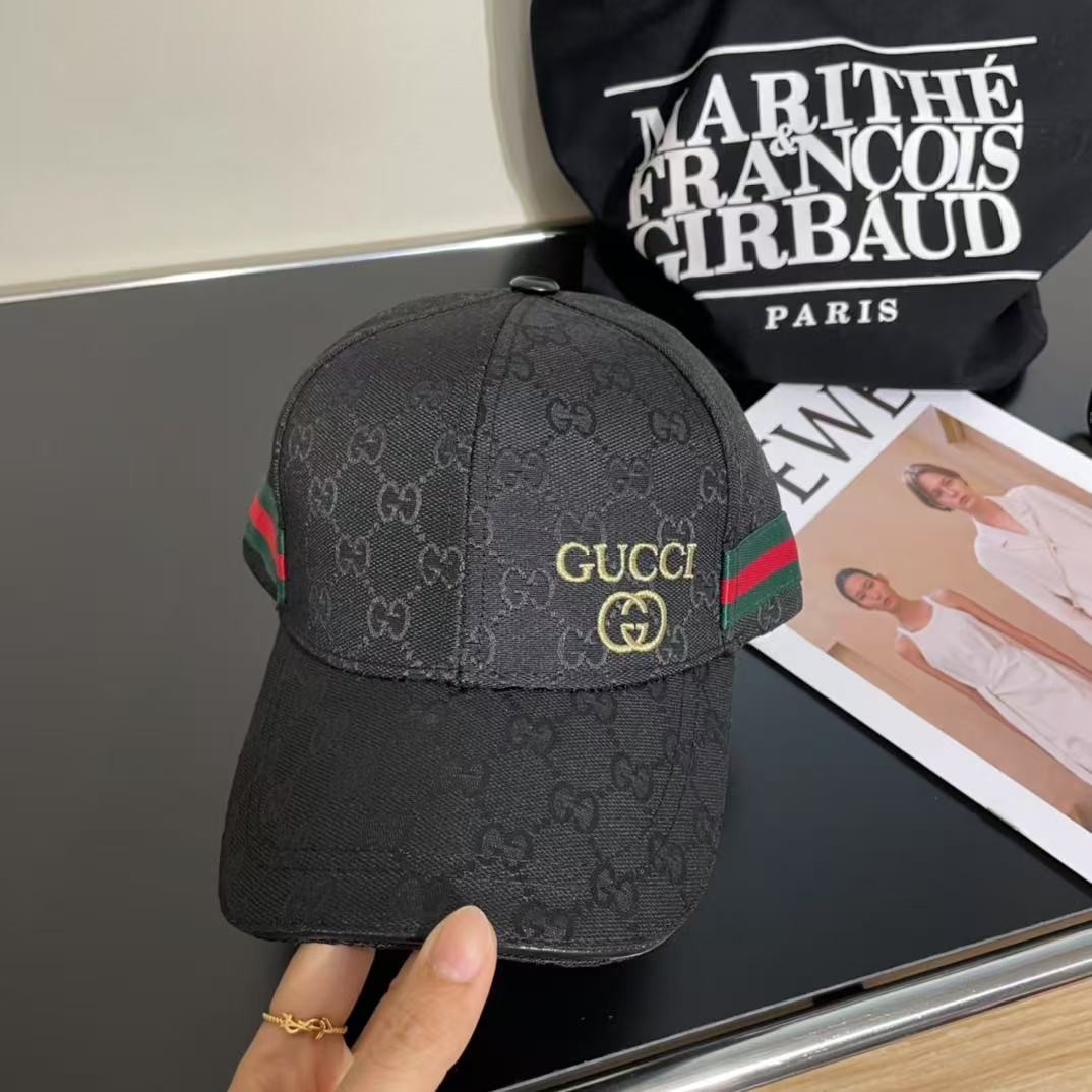 [#4825] GUCCI baseball cap peaked c ap hat