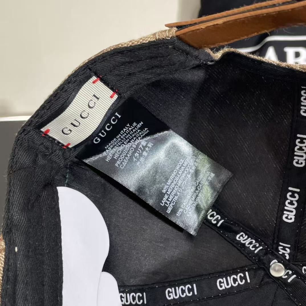 [#4826] GUCCI baseball cap peaked c ap hat