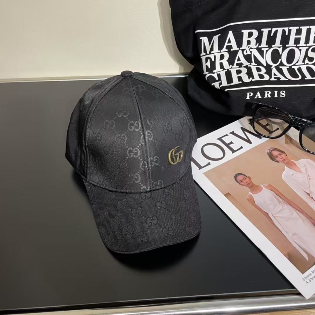 [#4823] GUCCI baseball cap peaked c ap hat