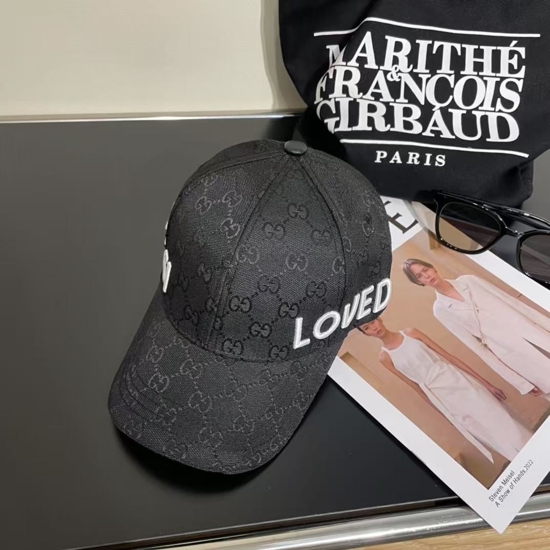 [#4819] GUCCI baseball cap peaked c ap hat