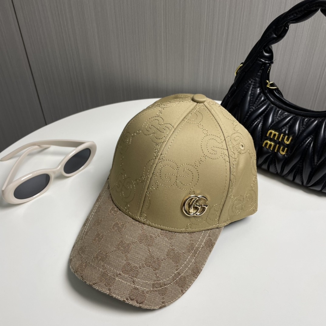 [#5005] GUCCI baseball cap peaked c ap hat