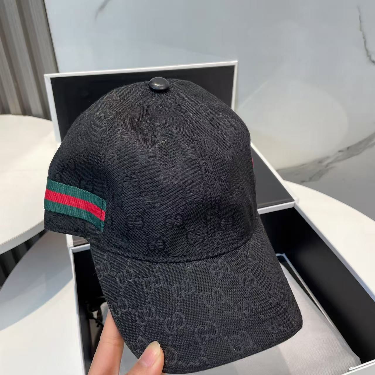 [#4911」 GUCCI baseball cap peaked c ap hat