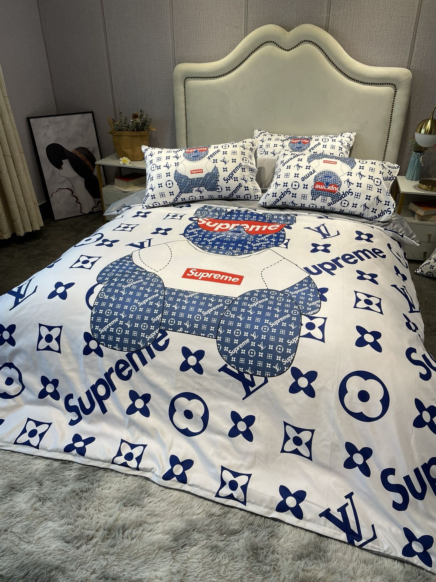 Bedding-LV&Superme four-p iece set