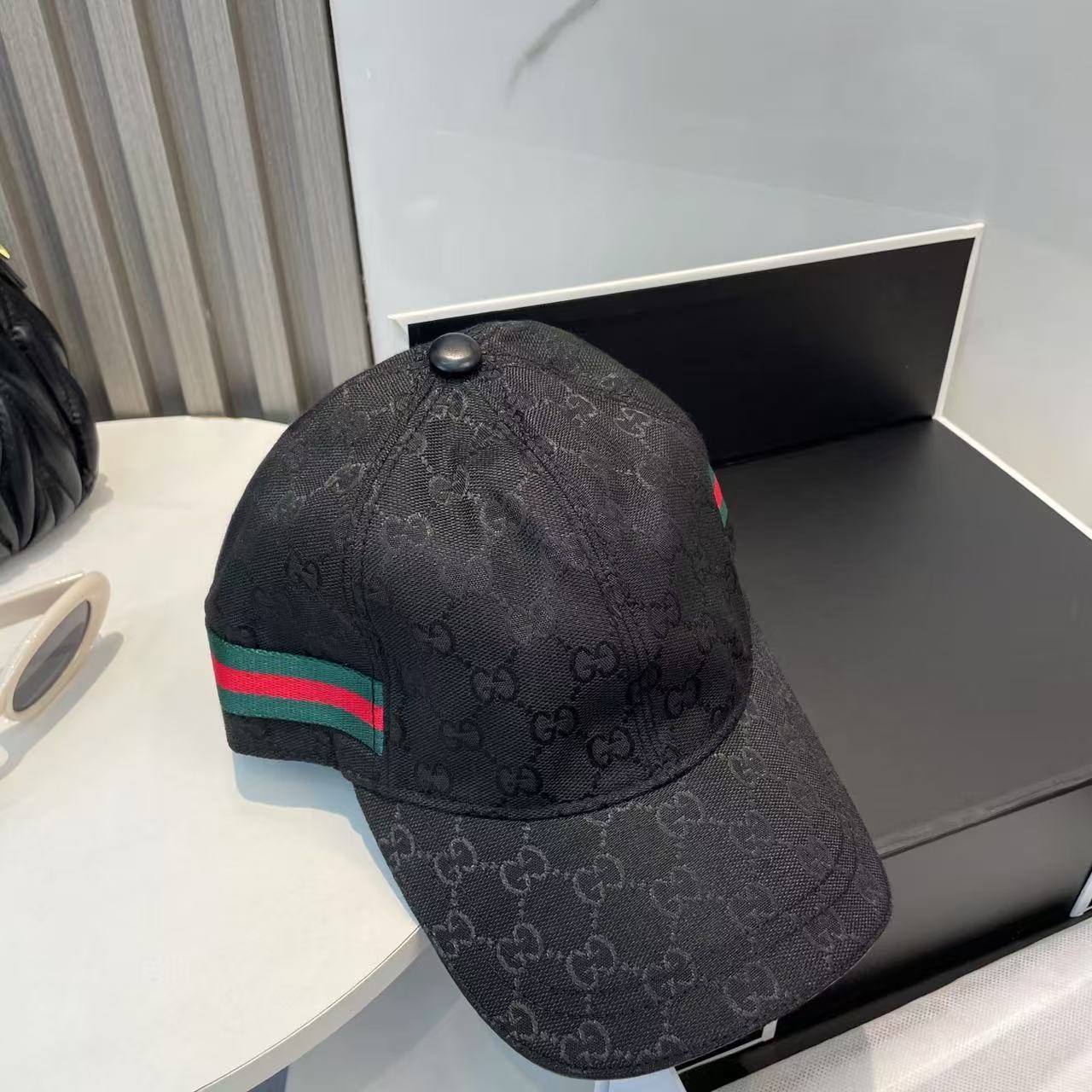 [#4911」 GUCCI baseball cap peaked c ap hat