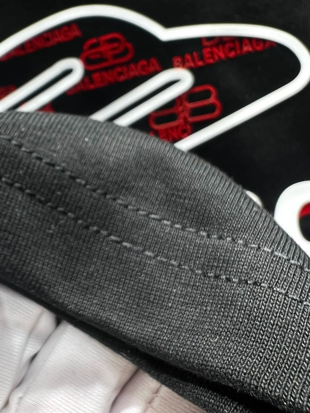 Silicone Overlapping Letter T Shirt