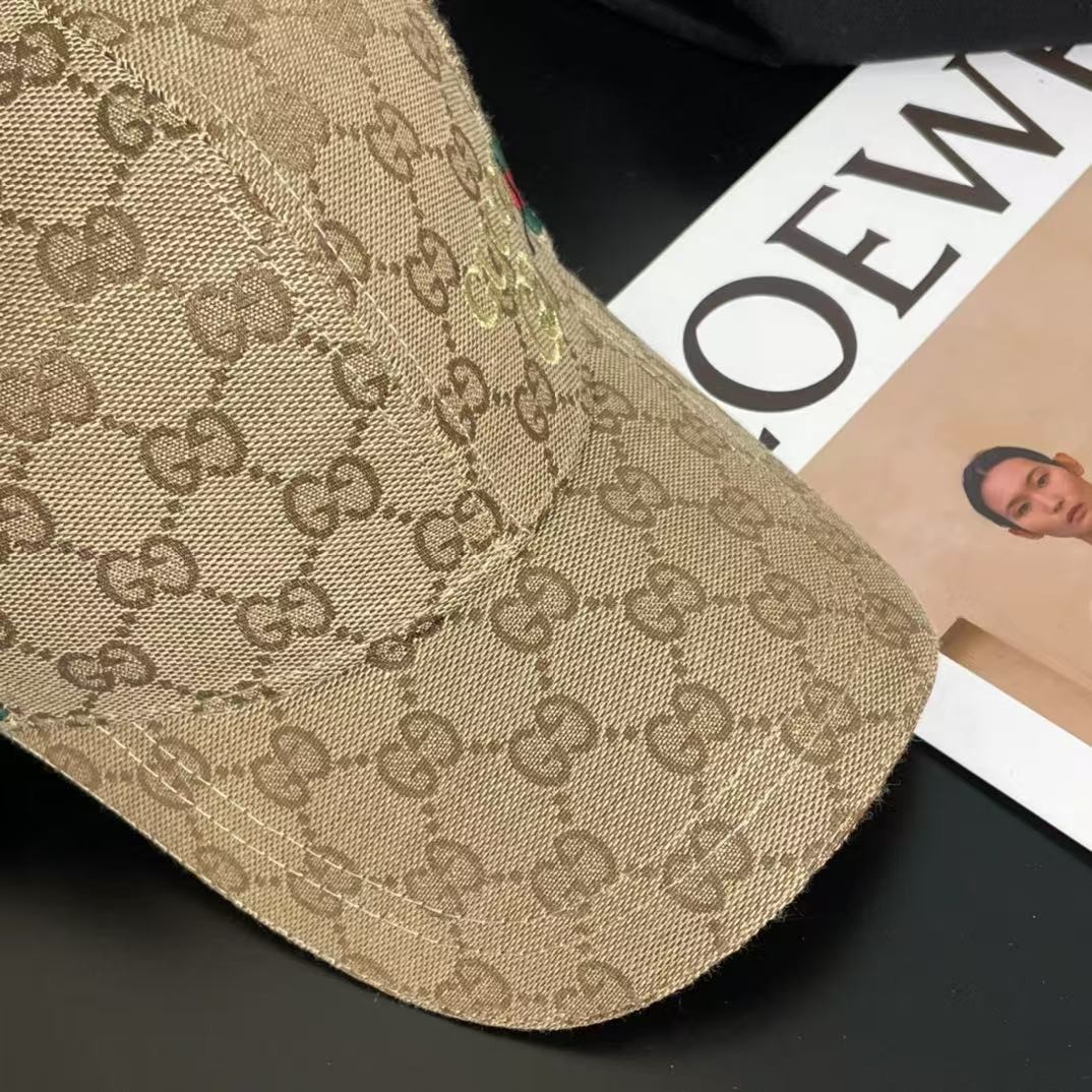 [#4826] GUCCI baseball cap peaked c ap hat