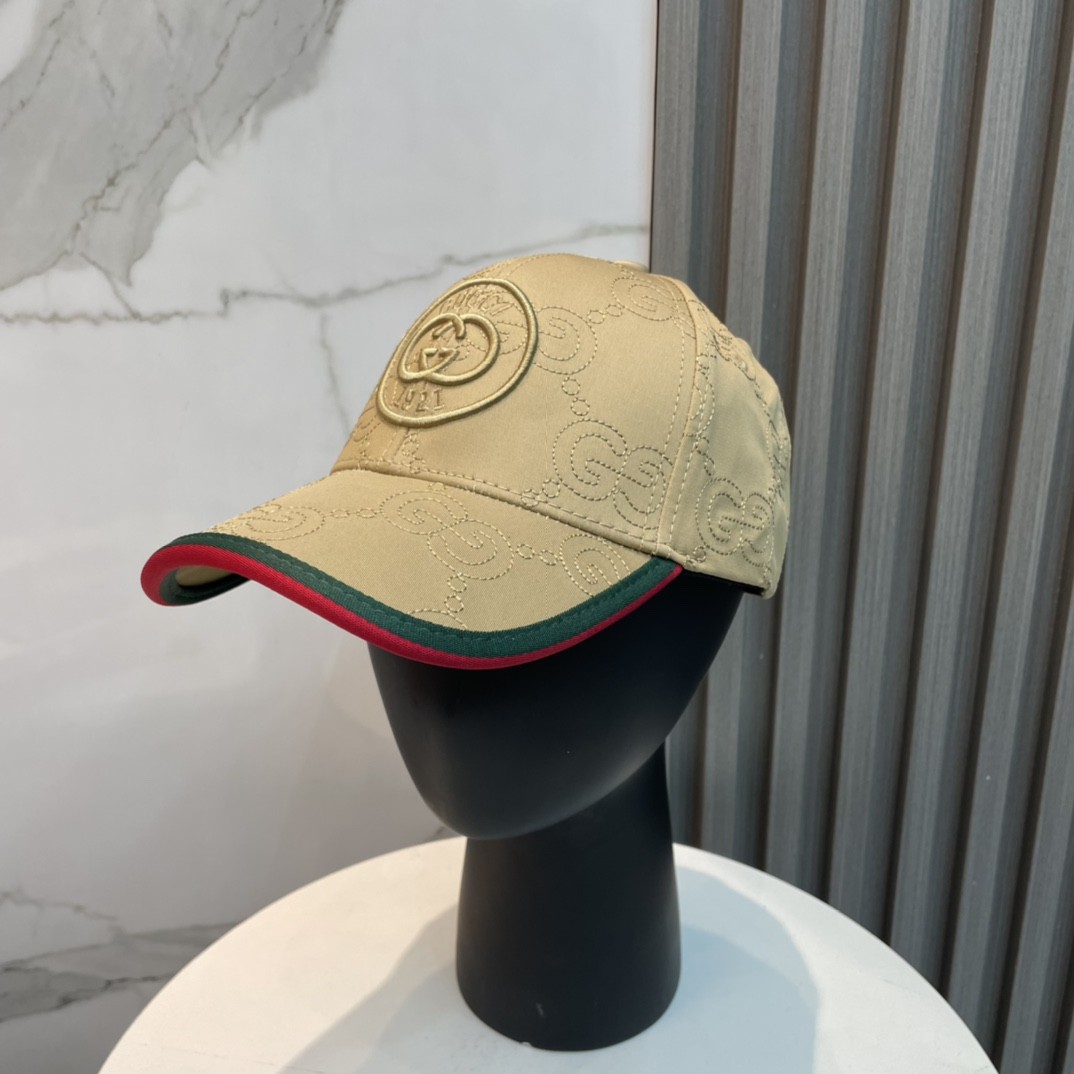[#5010] GUCCI baseball cap peaked c ap hat