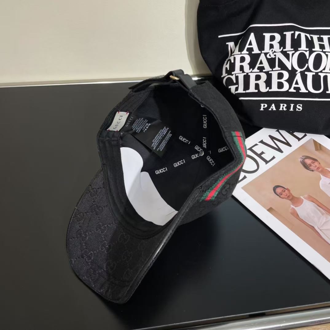[#4825] GUCCI baseball cap peaked c ap hat
