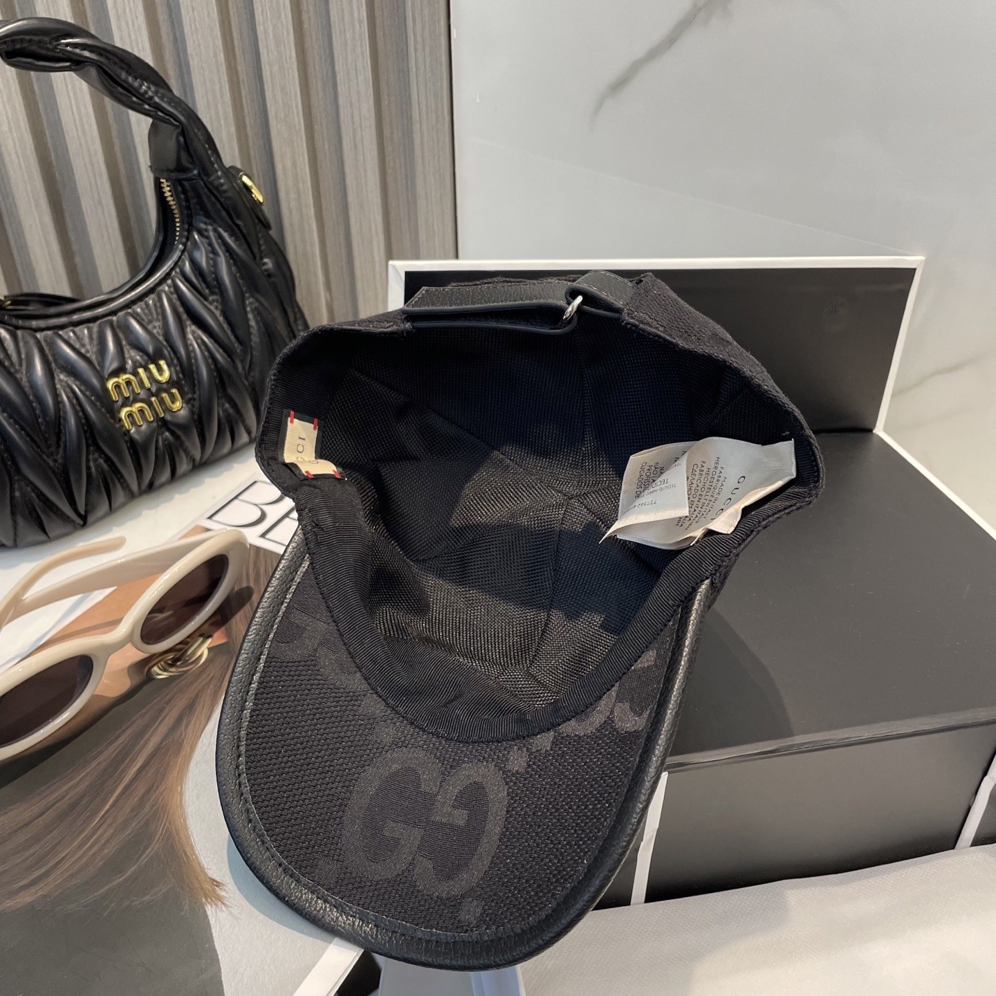 [#5002] GUCCI baseball cap peaked c ap hat