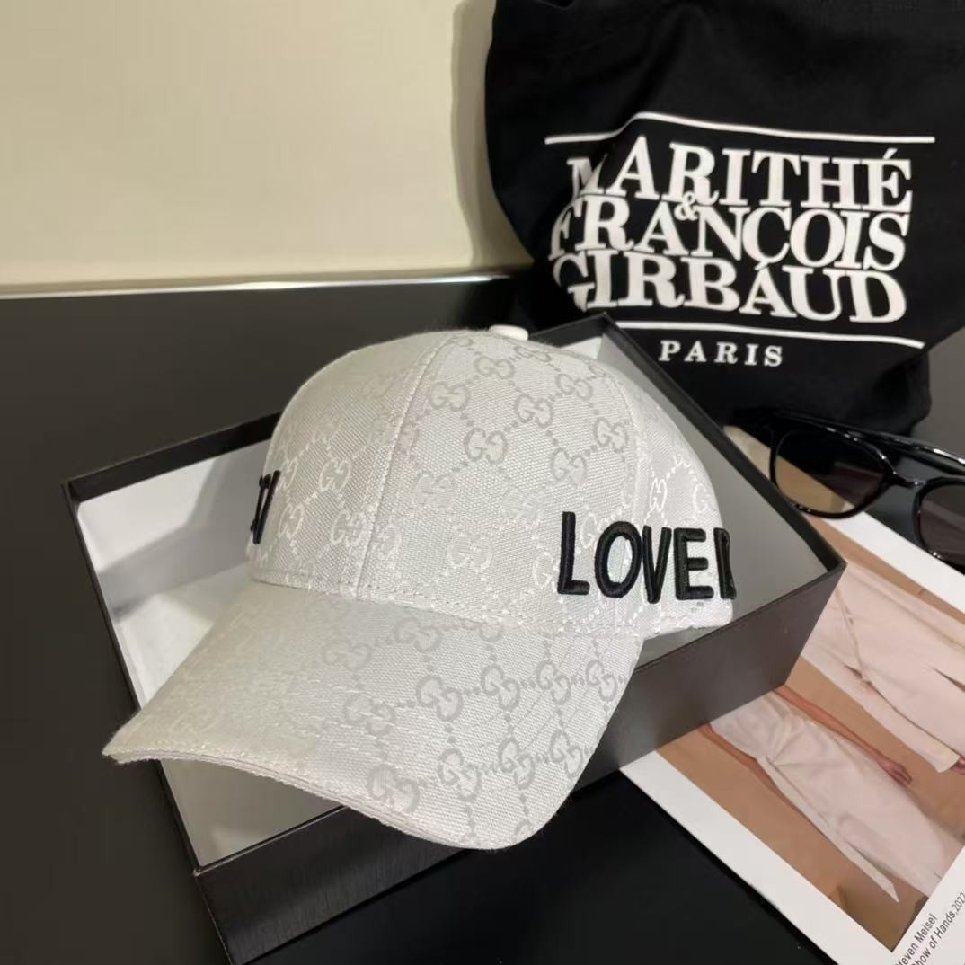 [#4821] GUCCI baseball cap peaked c ap hat