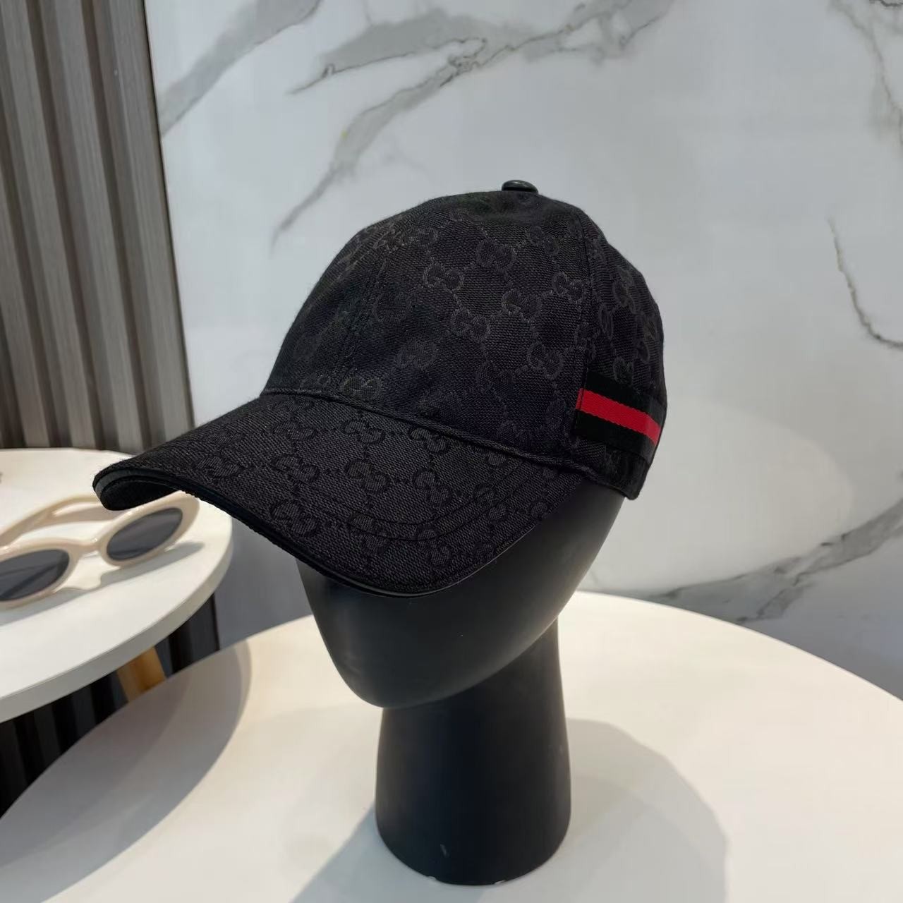 [#4909] GUCCI baseball cap peaked c ap hat