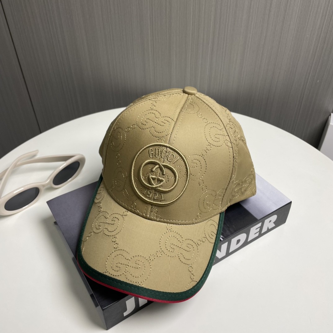 [#5010] GUCCI baseball cap peaked c ap hat