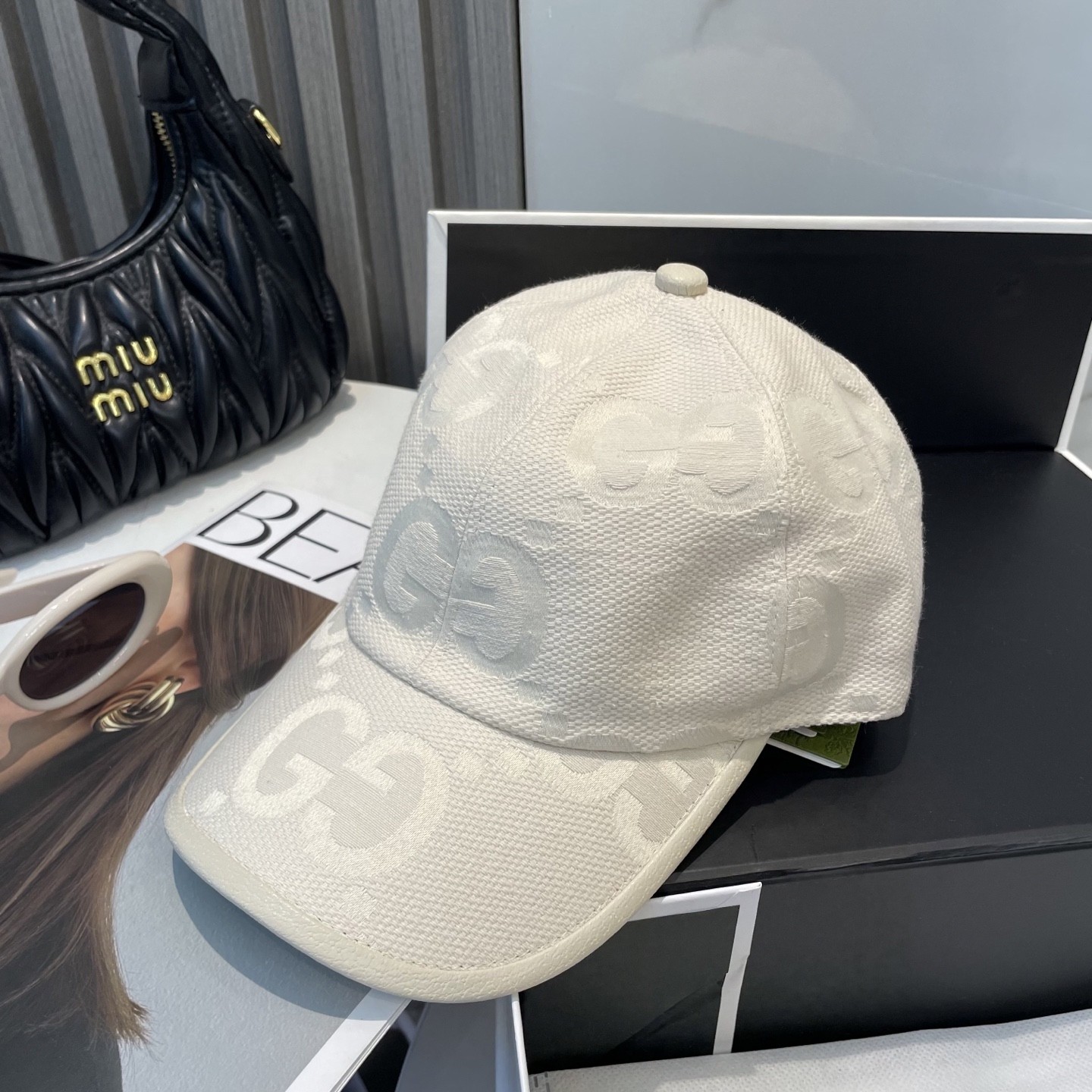 [#5001] GUCCI baseball cap peaked c ap hat