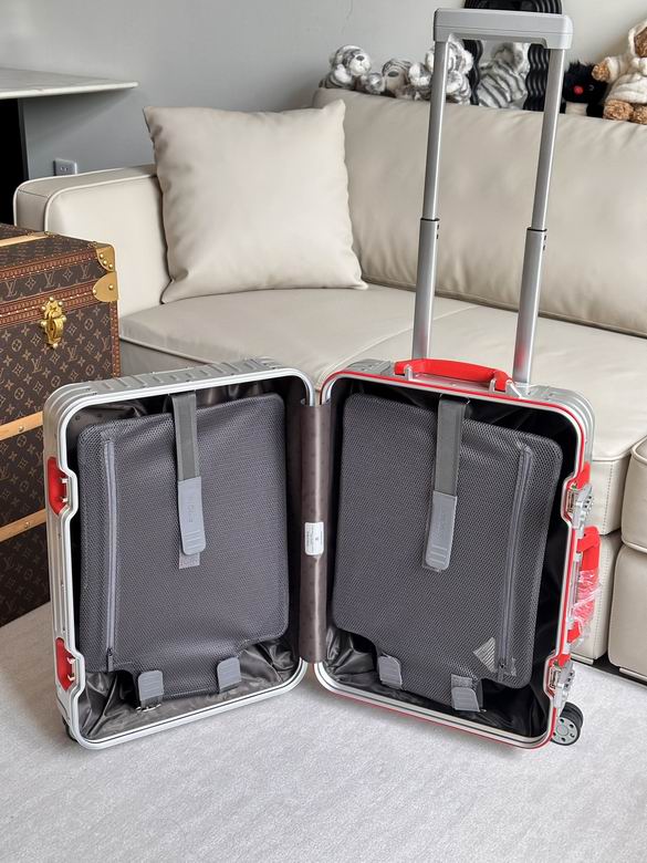 RIMOWA aluminum alloy original new limited edition carry-on trolley suitcase 21 inches