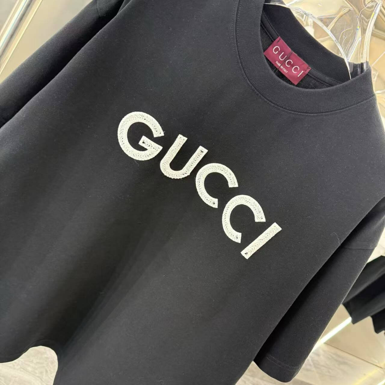 Letter Embroidery T Shirt