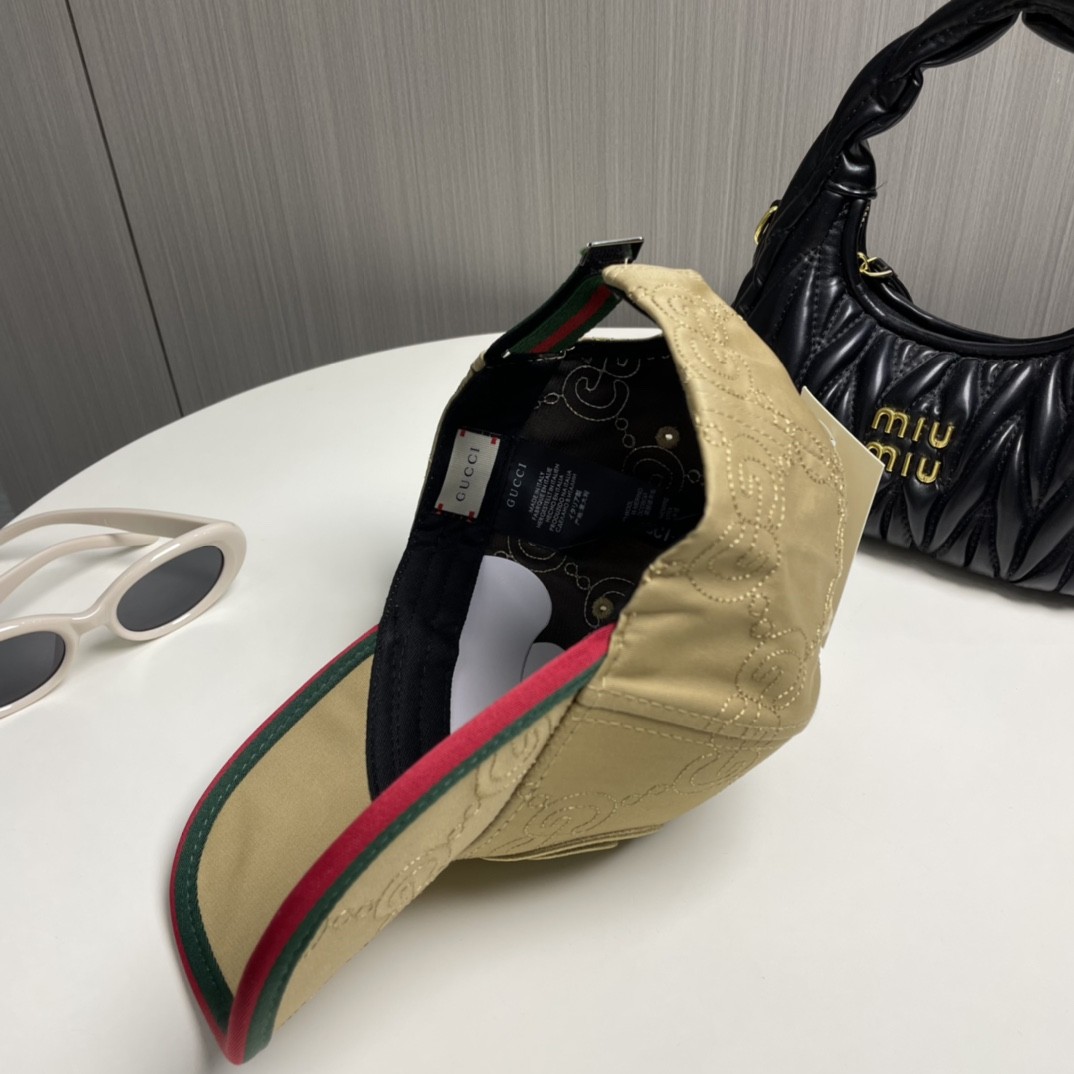 [#5010] GUCCI baseball cap peaked c ap hat
