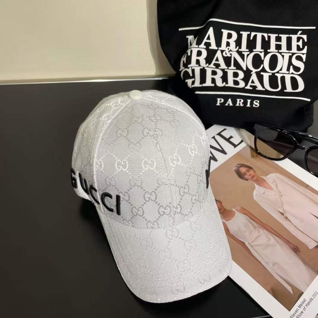 [#4821] GUCCI baseball cap peaked c ap hat