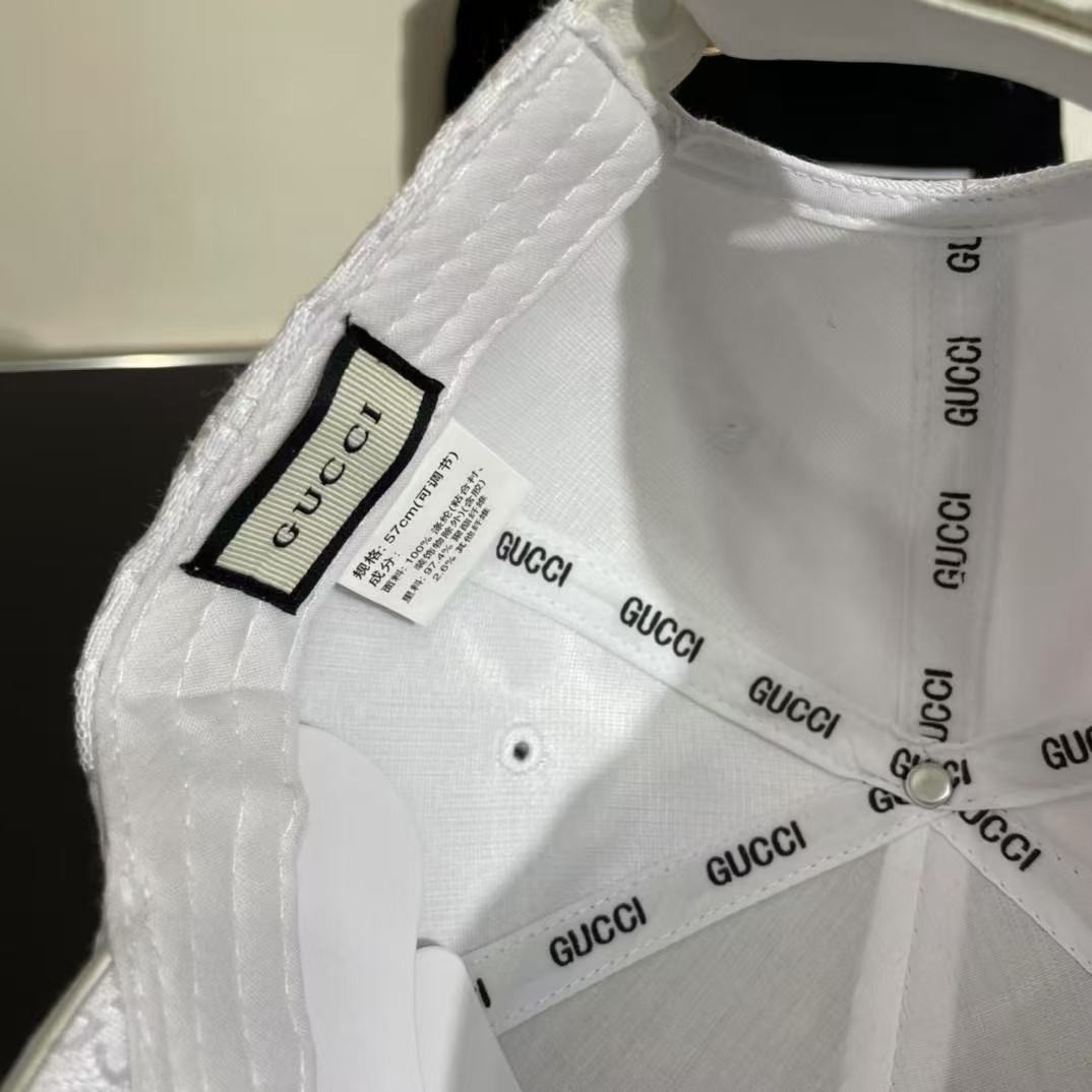 [#4821] GUCCI baseball cap peaked c ap hat