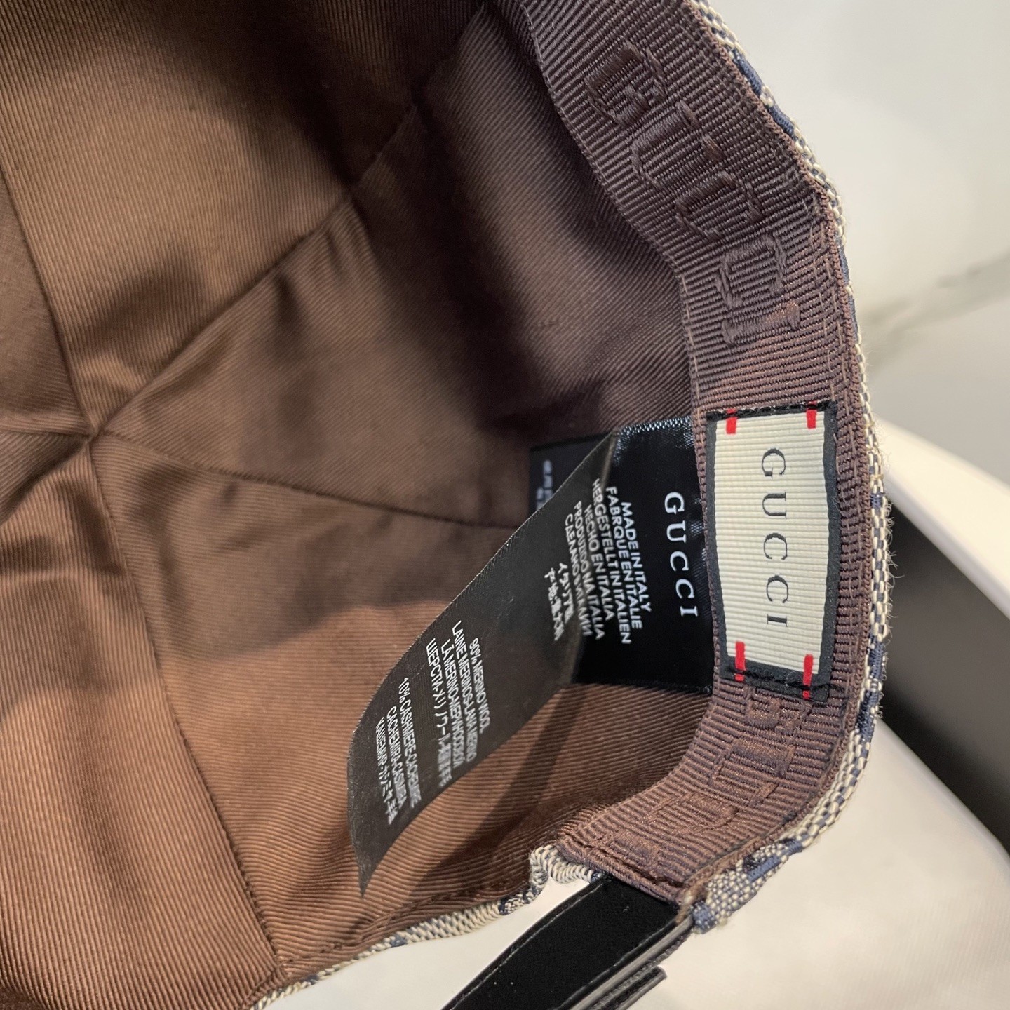 [#4933] GUCCI baseball cap peaked c ap hat