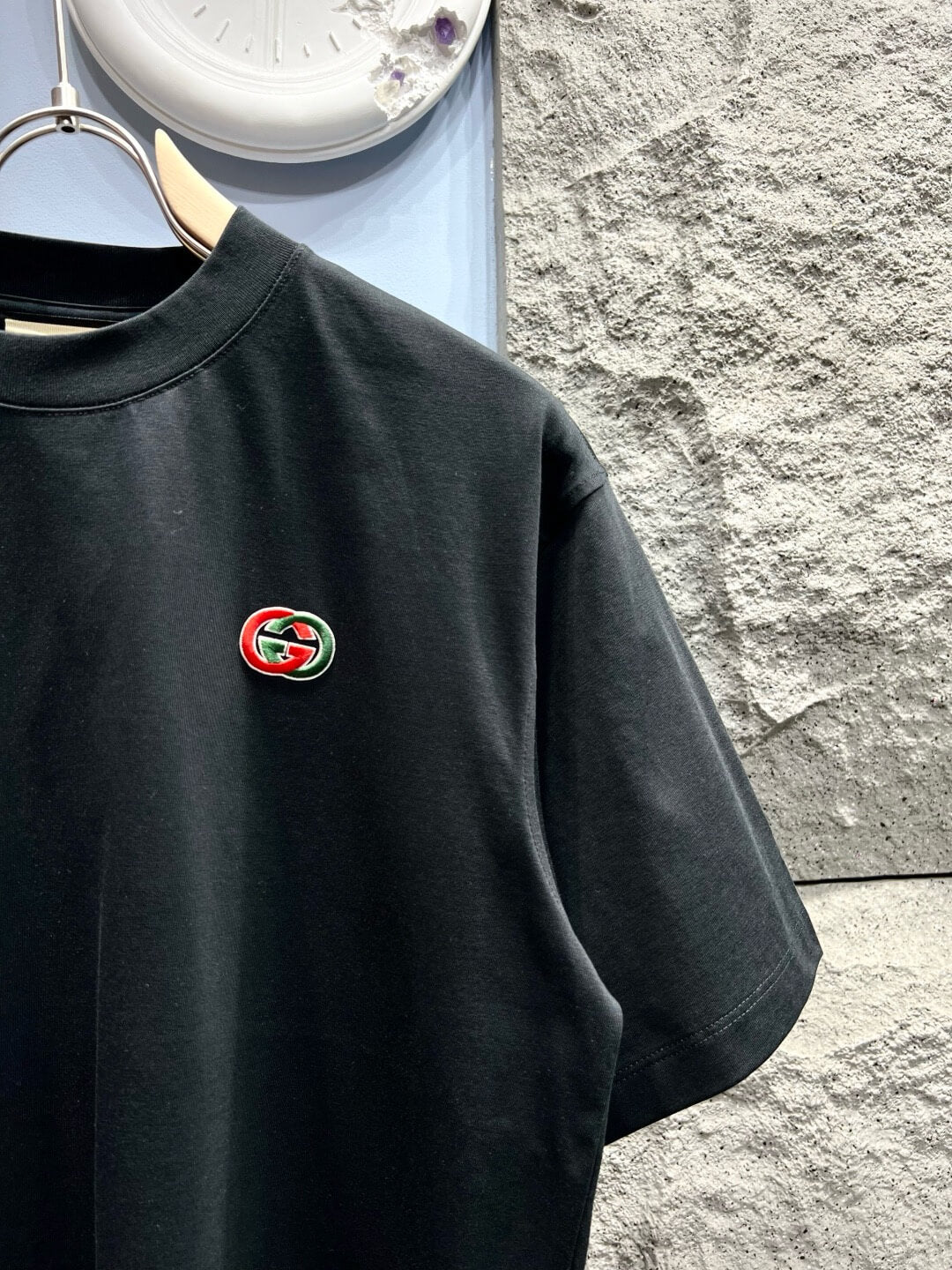 New Double G Embroidery T Shirt