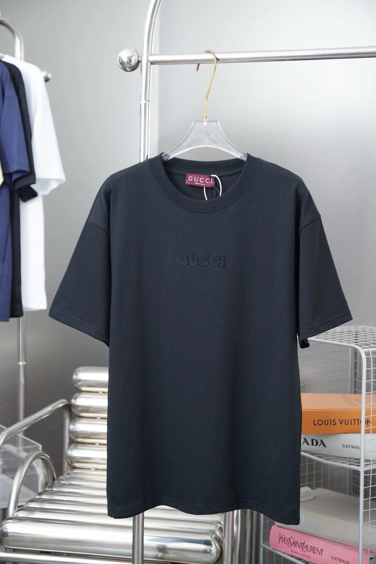 Letter Stickers T Shirt