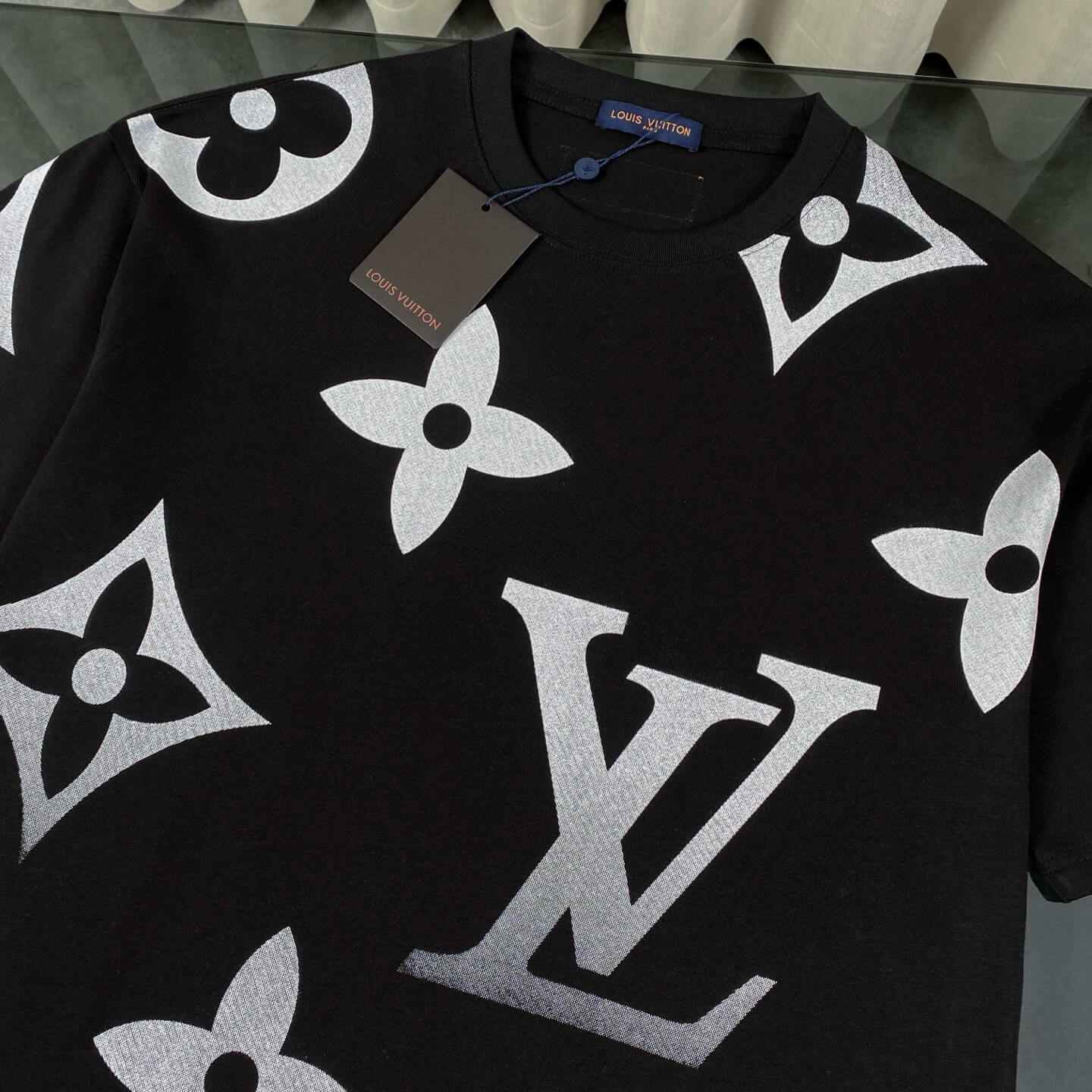 All-Over Gradient Print T-Shirt