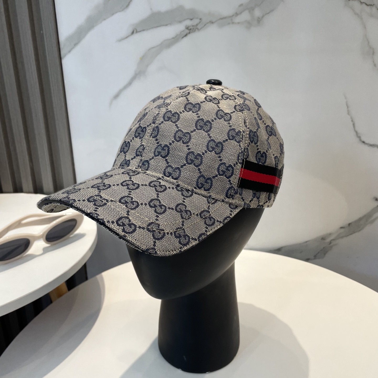 [#4922] GUCCI baseball cap peaked c ap hat