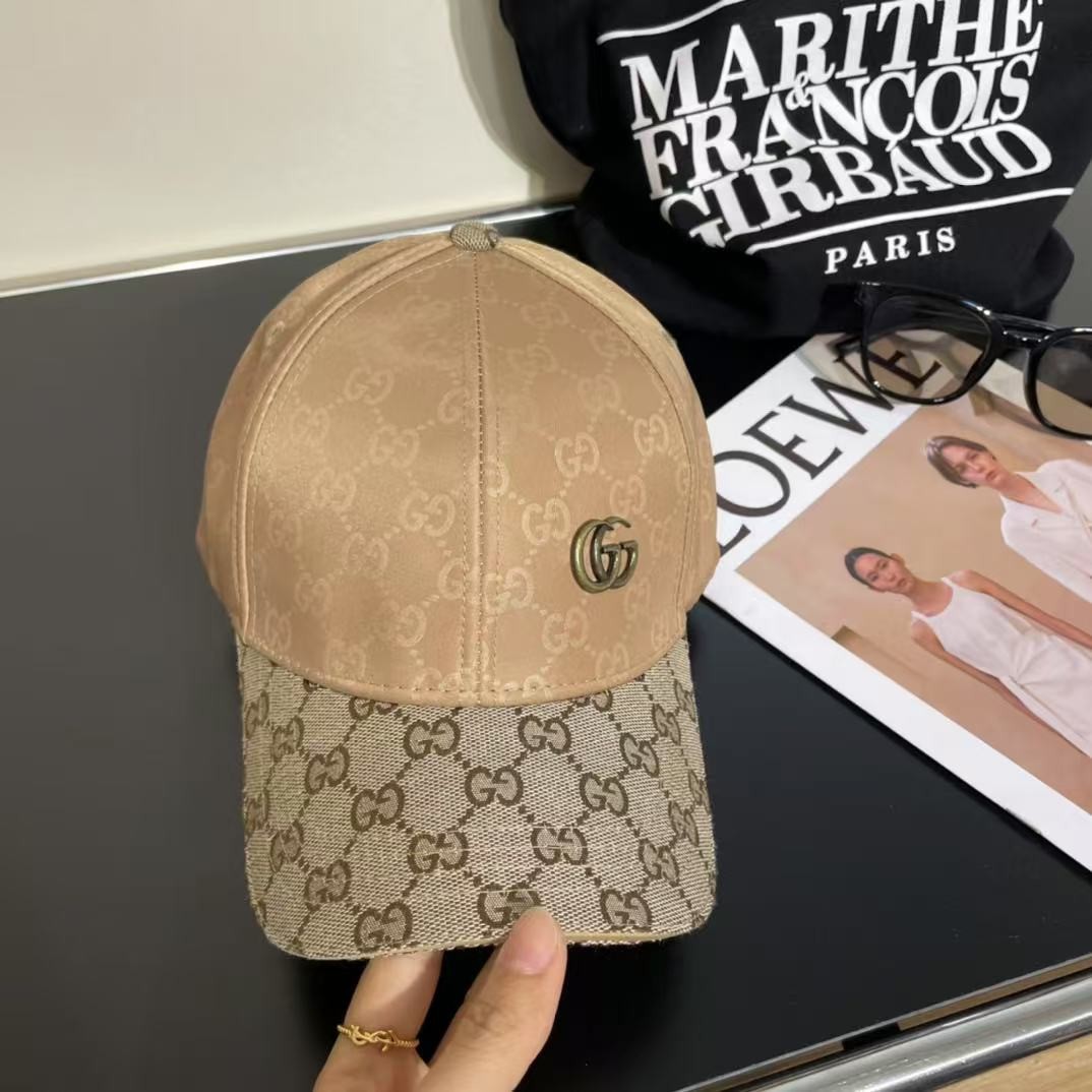 [#4822] GUCCI baseball cap peaked c ap hat